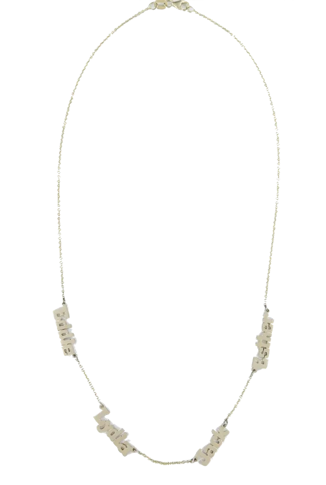 14K Custom Nameplate Necklace Millo Jewelry Necklaces