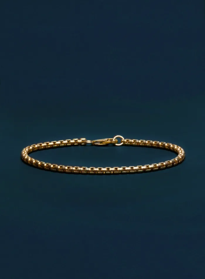 14k Gold Filled Venetian Round Box Chain Bracelet WE ARE ALL SMITH Mens Jewelry Clothing Bracelets 14k Gold Filled Venetian Round Box Chain Bracelet WE ARE ALL SMITH Mens Jewelry Clothing Bracelets