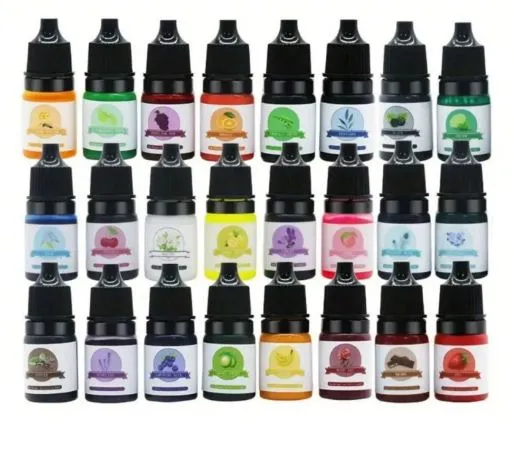 24 Colors Crystal Translucent Epoxy Resin Pigment Resinarthub Earrings