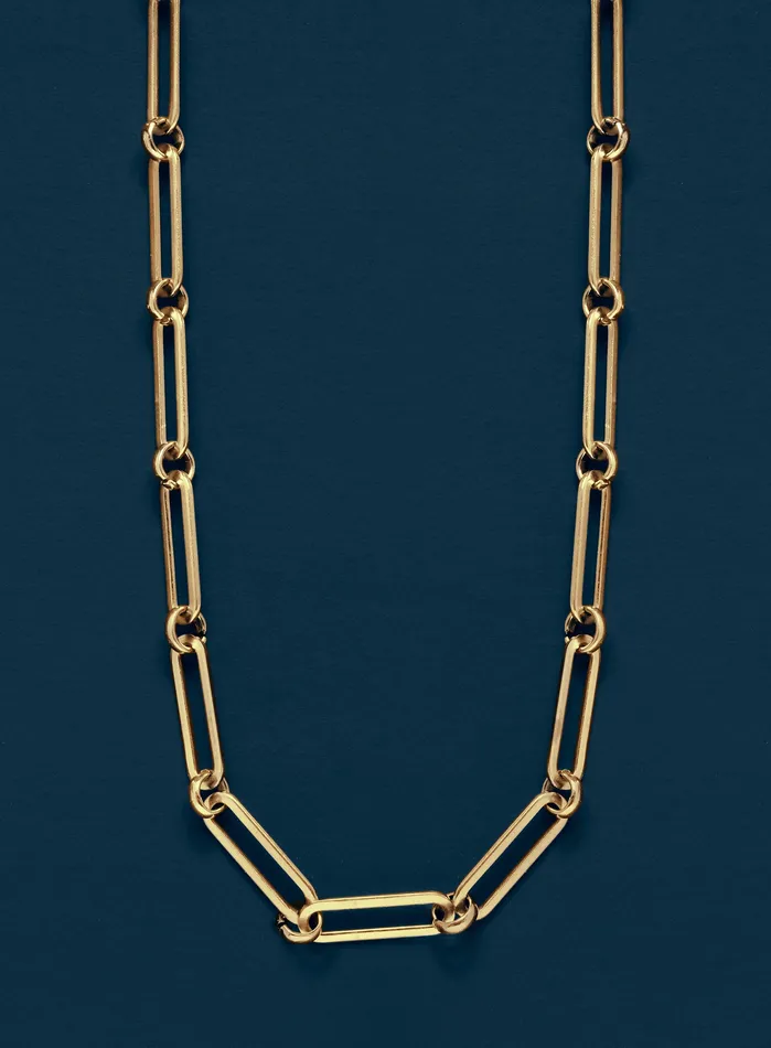 6mm Gold Jewelry Chain Necklace for Men WE ARE ALL SMITH Necklaces