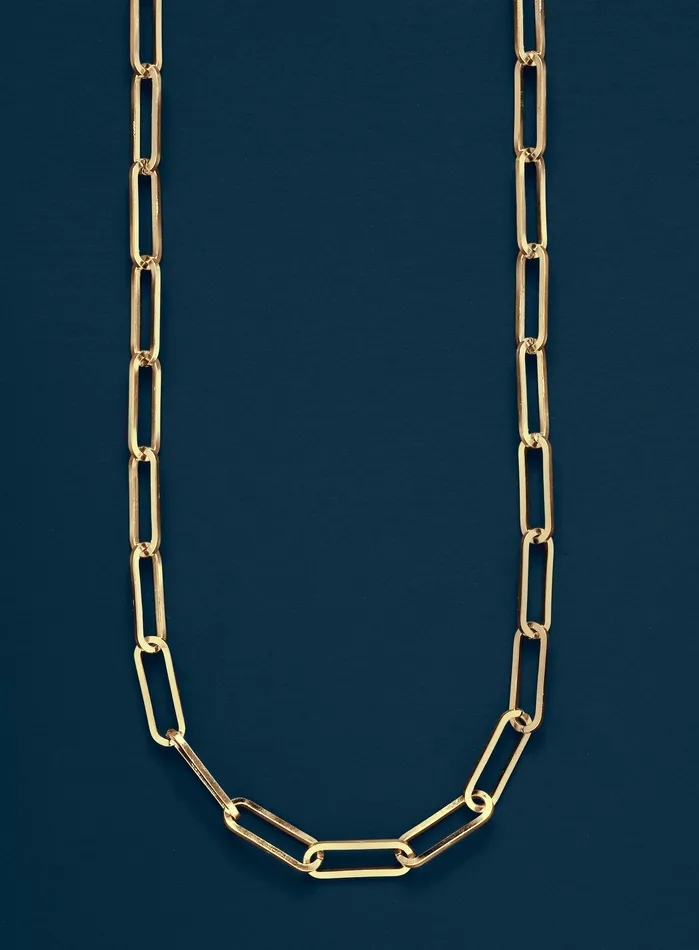 6mm Thick Gold Chain Clip Cable Link Necklace WE ARE ALL SMITH Necklaces