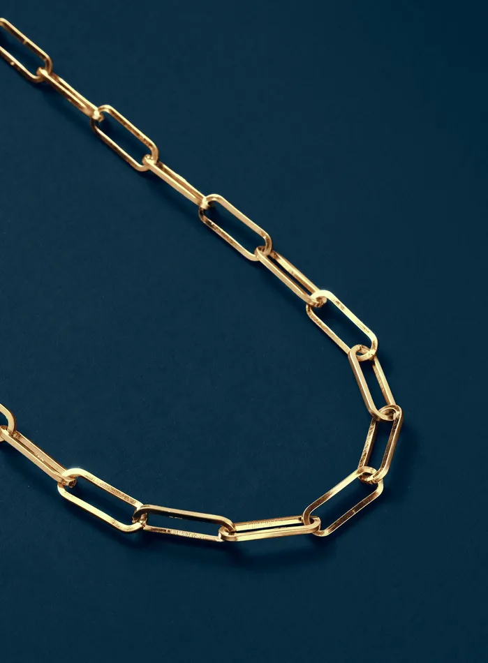 6mm Thick Gold Chain Clip Cable Link Necklace WE ARE ALL SMITH Necklaces