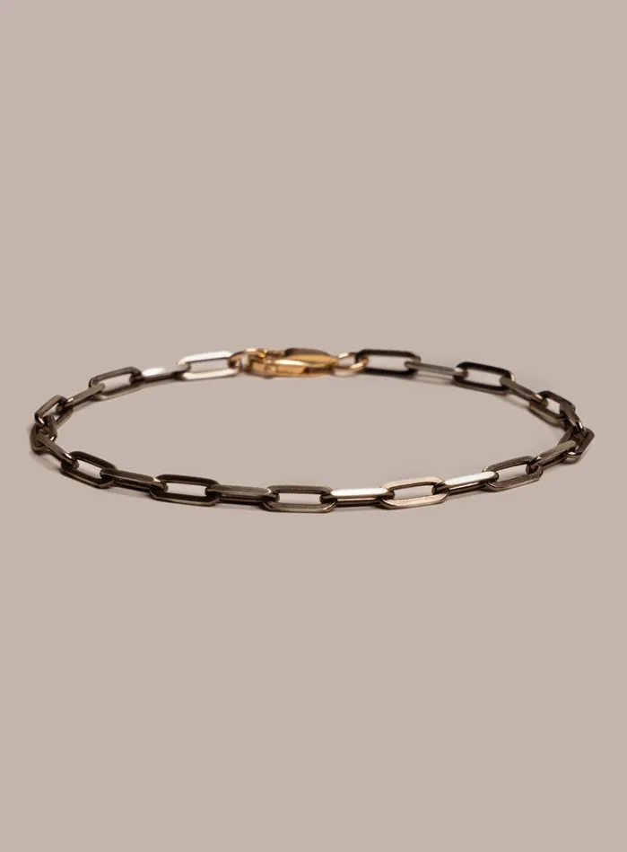 925 Sterling Silver Chocolate Gold with 14k Gold Filled Clasp Chain Bracelet WE ARE ALL SMITH Mens Jewelry Clothing Bracelets 925 Sterling Silver Chocolate Gold with 14k Gold Filled Clasp Chain Bracelet WE ARE ALL SMITH Mens Jewelry Clothing Bracelets