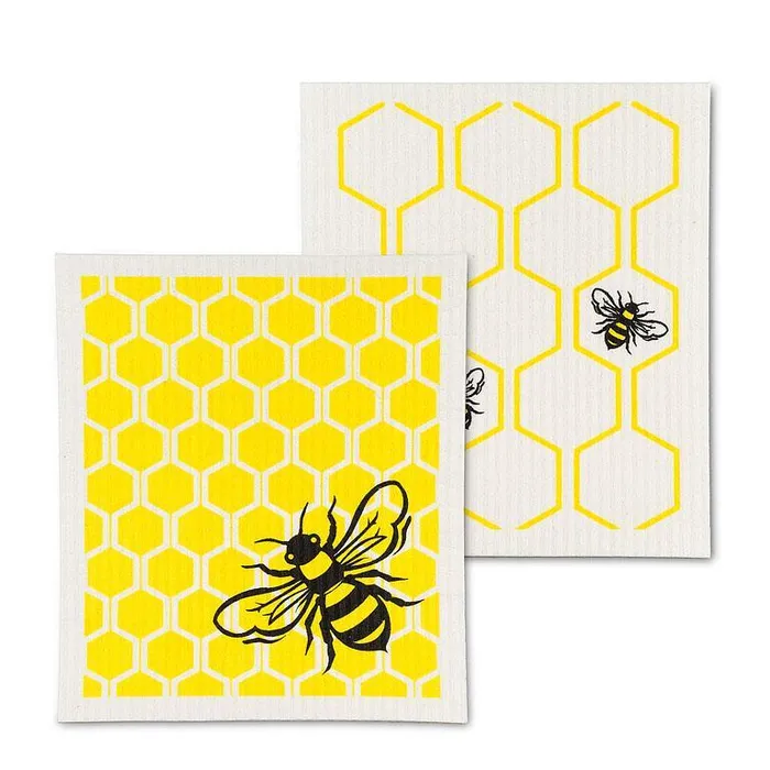 Abbott Bee Honeycomb Dishcloths Set2 Earrings