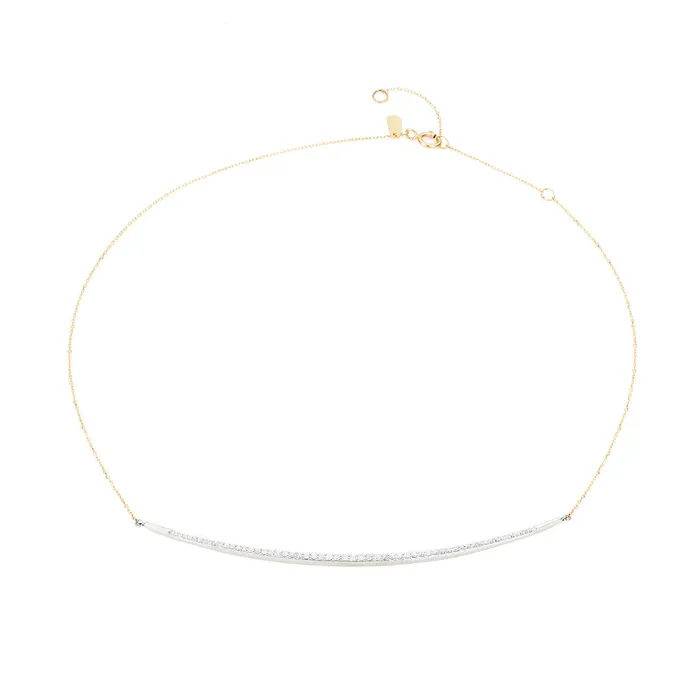 Adina Reyter Pave Curve Collar Earrings