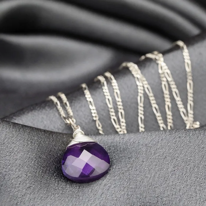 Amethyst Halskette Silber MadameLili MadameLili Necklaces