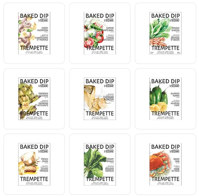 Baked Dip Mix Gourmet du Village Earrings