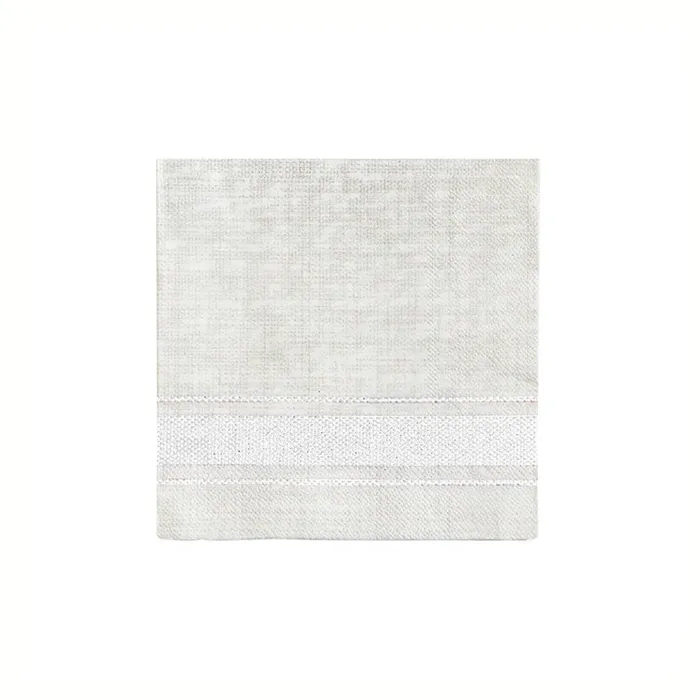 Bistro White Stripe Napkins Harman Rings