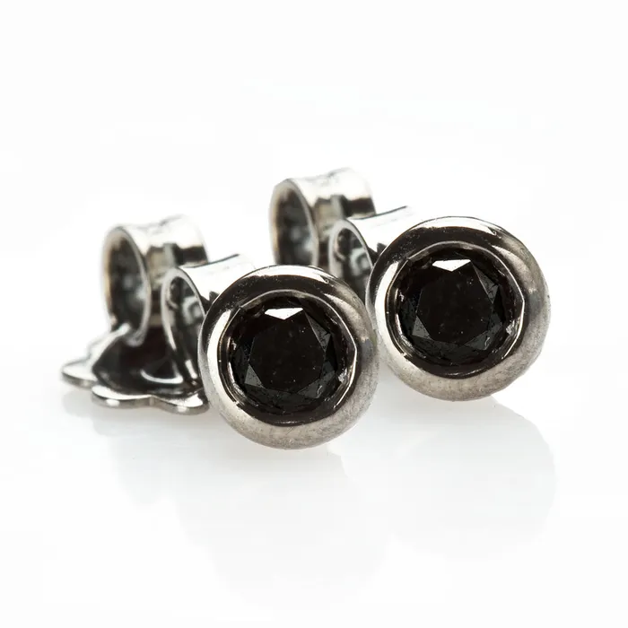 Black Diamond Earrings Langerman Diamonds Earrings