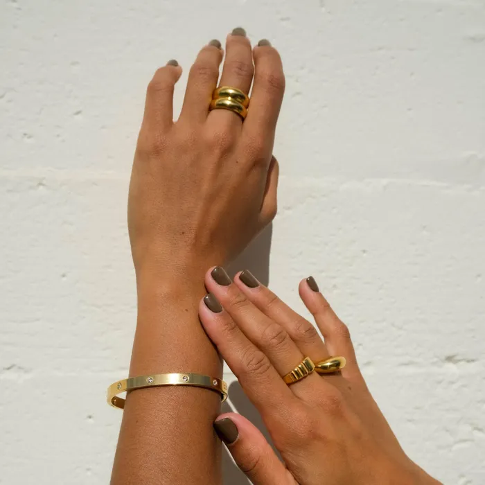 Bracelets Biella Vintage Gold Diamond Bangle