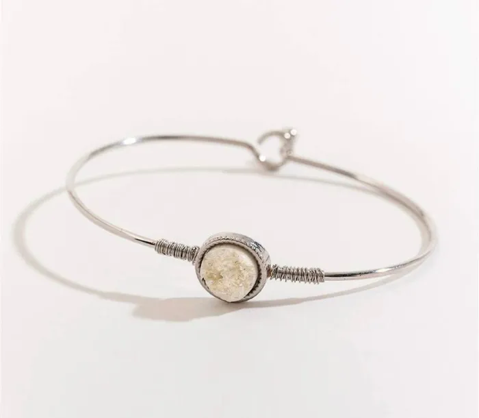Bracelets Edenborough Limited Bracelet Druzy Wire White
