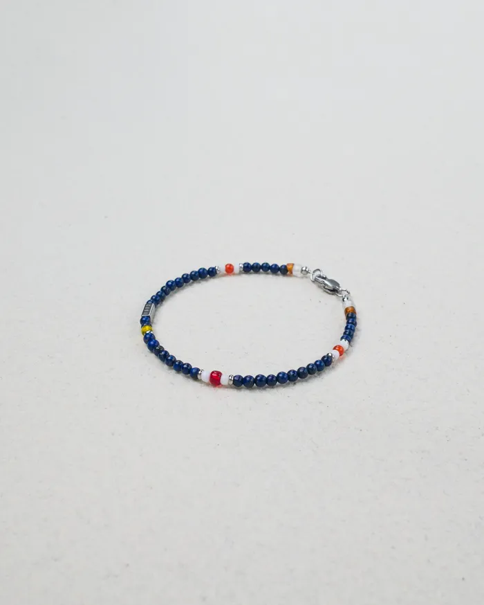 Bracelets Kano Blue Lapis Beaded Bracelet CUN