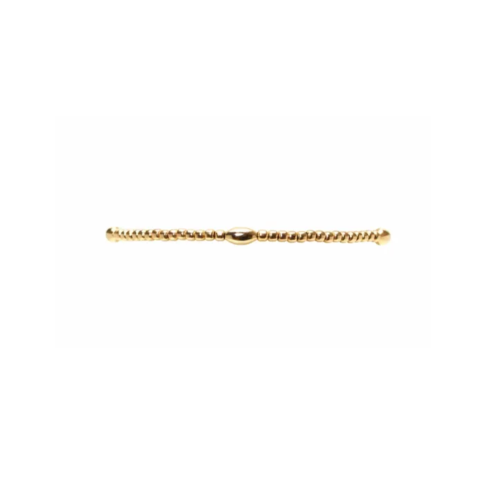 Bracelets Karen Lazar 2MM Signature Bracelet with Orzo Pattern