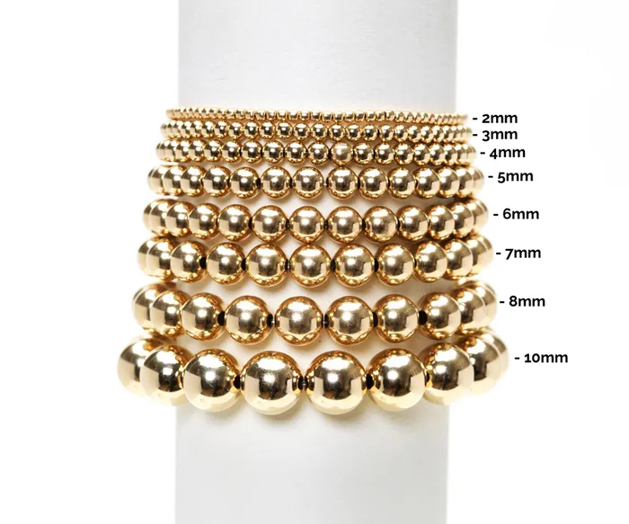 Bracelets Karen Lazar 6mm Yellow Gold Filled Bracelet With 7mm Sterling Silver Bracelets Karen Lazar 6mm Yellow Gold Filled Bracelet With 7mm Sterling Silver