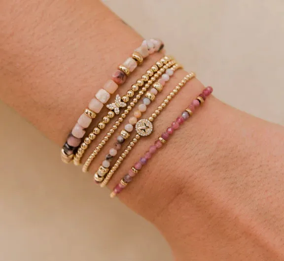 Bracelets Karen Lazar Opal and Rondelle Pattern Bracelet Bracelets Karen Lazar Opal and Rondelle Pattern Bracelet
