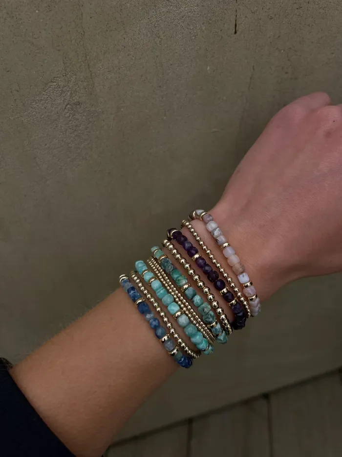 Bracelets Karen Lazar Opal and Rondelle Pattern Bracelet Bracelets Karen Lazar Opal and Rondelle Pattern Bracelet