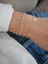 Bracelets Millo Jewelry Diamond 5 Bezel Chain Bracelet