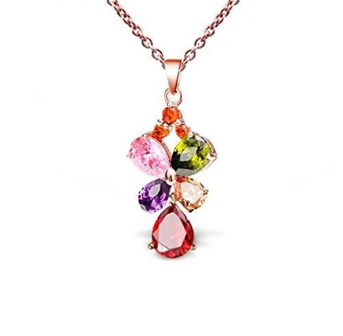 Bracelets Yellow Chimes Yellow Chimes Butterfly Flower Swiss Cubic Zircon Rose Gold Plated Pendant for Women and Girls Bracelets Yellow Chimes Yellow Chimes Butterfly Flower Swiss Cubic Zircon Rose Gold Plated Pendant for Women and Girls