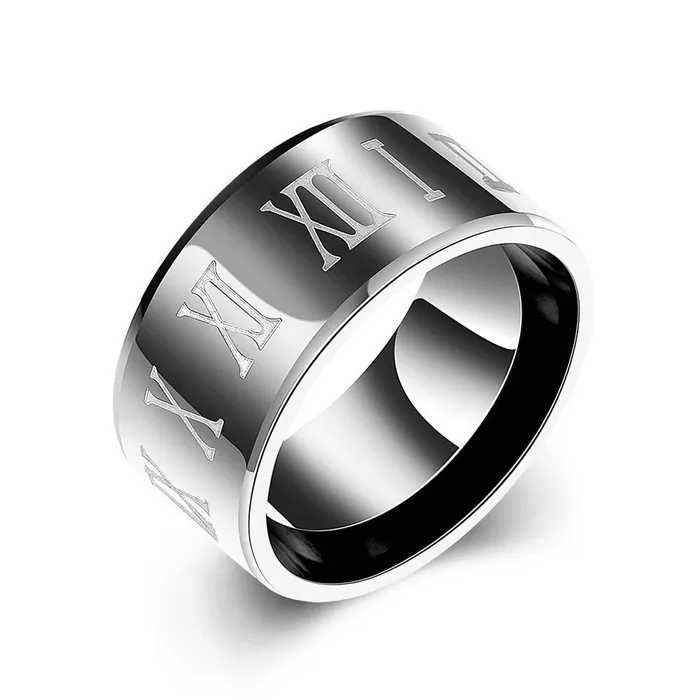 Bracelets Yellow Chimes Yellow Chimes Roman Numerals Engraved FingerThumb Stainless Steel Ring for Men and Boys Bracelets Yellow Chimes Yellow Chimes Roman Numerals Engraved FingerThumb Stainless Steel Ring for Men and Boys
