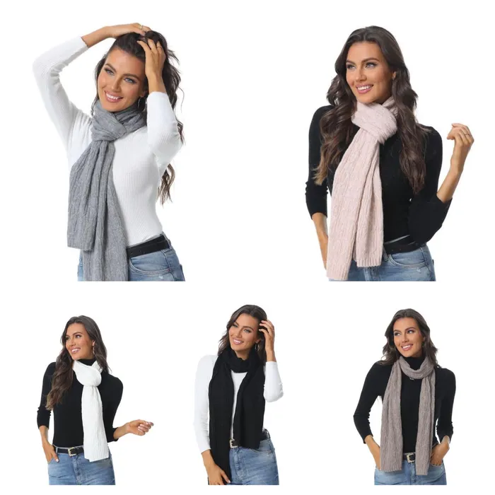Cable Knit Scarf Candlewick Gift Shop Earrings