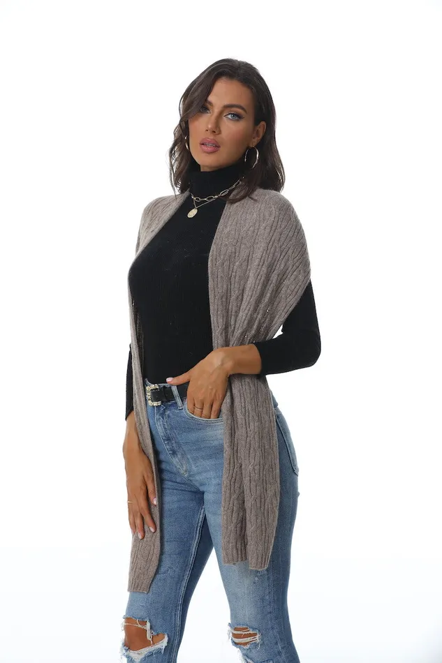 Cable Knit Scarf Candlewick Gift Shop Earrings