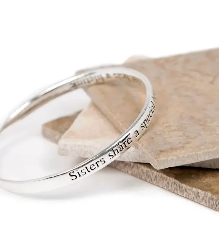 Candlewick Gift Shop Bracelets Sisters Inspirational Bracelet Silver