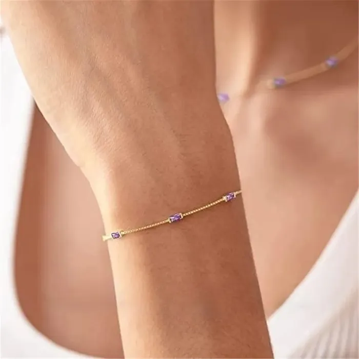 Canner Made in China Store Bracelets Colorful Zirconia Bracelet Chain Canner Made in China Store Bracelets Colorful Zirconia Bracelet Chain
