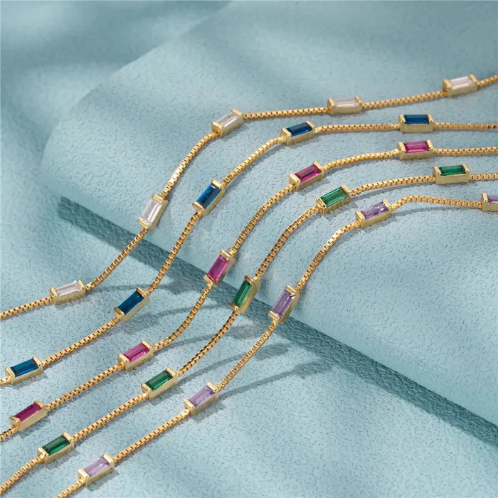 Canner Made in China Store Bracelets Colorful Zirconia Bracelet Chain Canner Made in China Store Bracelets Colorful Zirconia Bracelet Chain