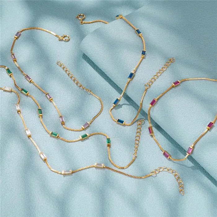 Canner Made in China Store Bracelets Colorful Zirconia Bracelet Chain Canner Made in China Store Bracelets Colorful Zirconia Bracelet Chain