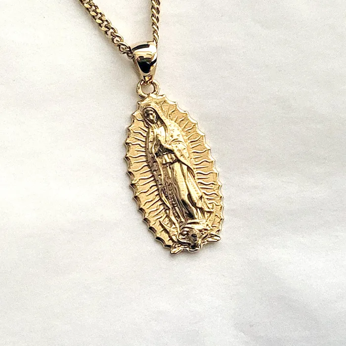 carre dor Necklaces 18k 14k gold our lady of guadalupe virgin mary pendant necklace 6 carre dor Necklaces 18k 14k gold our lady of guadalupe virgin mary pendant necklace 6