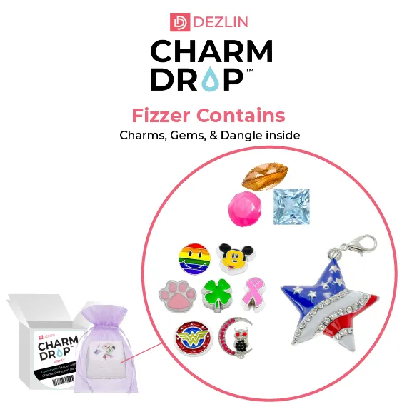Charm Drop Surprise Theme Bundle 10 Pack BATHBUN002 Charm Necklaces