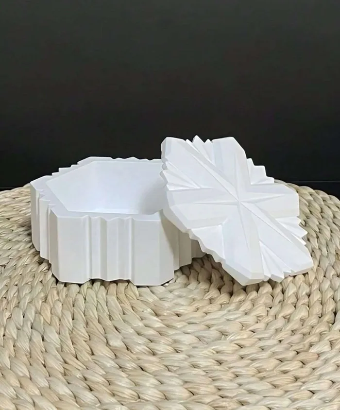 Christmas Snowflake Shaped Storage Box Mold Resinarthub Earrings Christmas Snowflake Shaped Storage Box Mold Resinarthub Earrings