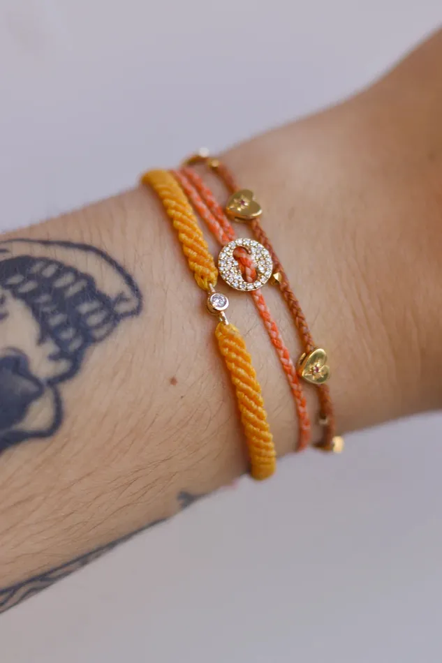 Classic Diamond Bracelet in Marigold Scosha Bracelets