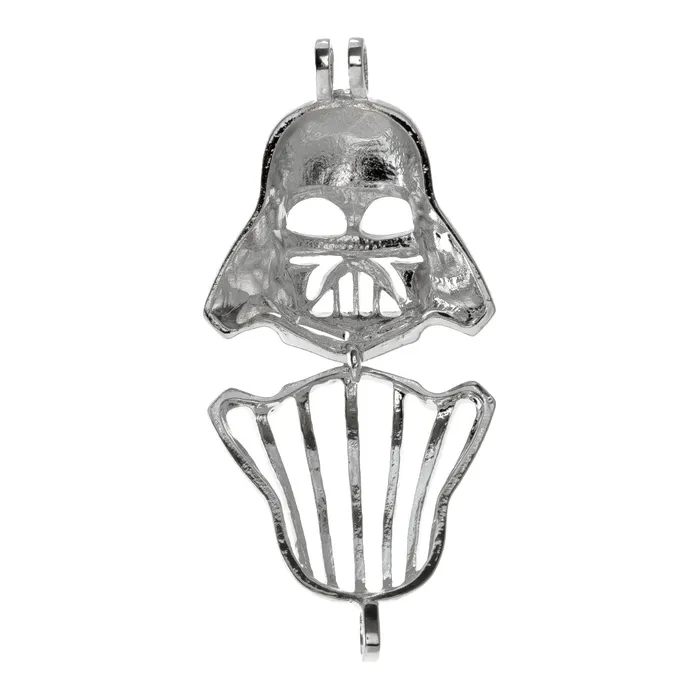 CPSP Cage Pendant Silver Plated Darth Vader Necklaces CPSP Cage Pendant Silver Plated Darth Vader Necklaces