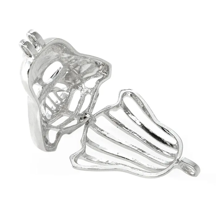 CPSP Cage Pendant Silver Plated Darth Vader Necklaces CPSP Cage Pendant Silver Plated Darth Vader Necklaces