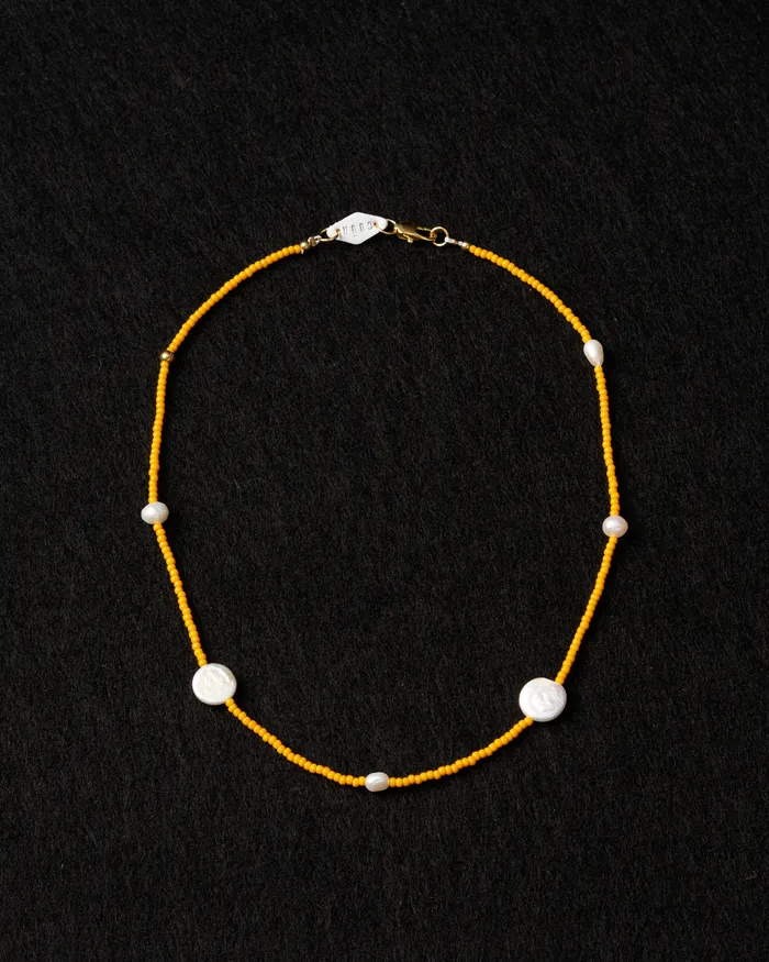 CUN Necklaces Oura Japanese Beaded Pearl Necklace