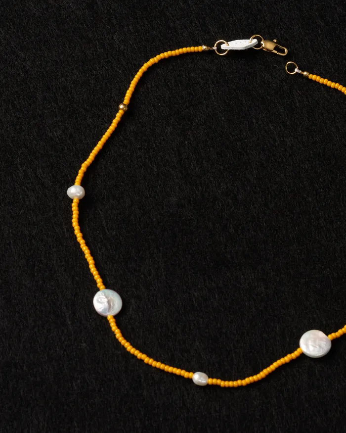 CUN Necklaces Oura Japanese Beaded Pearl Necklace