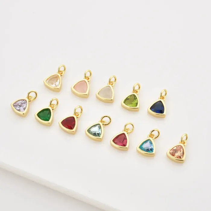 Customized InitialBirthstone Necklace Andywen Official Store Necklaces