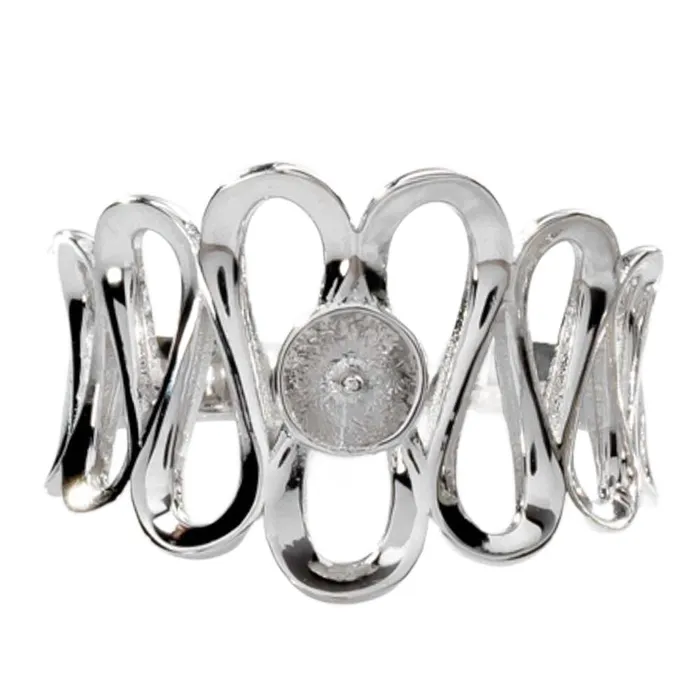 DIY Mount Adjustable Ring 925 Sterling Silver Forever MRAST025 Rings
