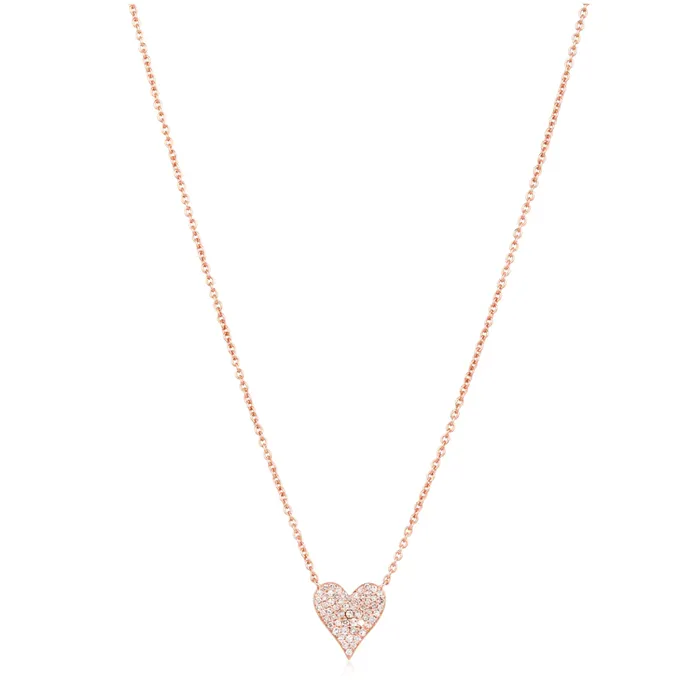 DOUBLE SIDED REVERSIBLE HEART NECKLACE Millo Jewelry Necklaces