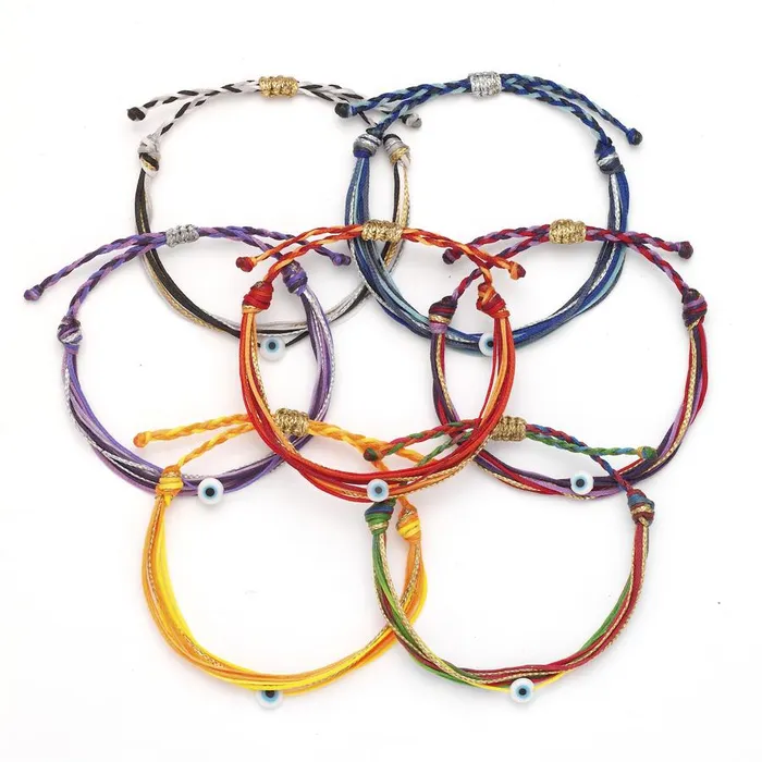 Duo BlackWhite String Bracelet Oiya Bracelets