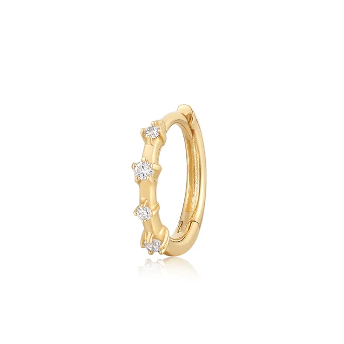 Earrings AURELIE GI VELA Diamond Huggie Hoop Earring