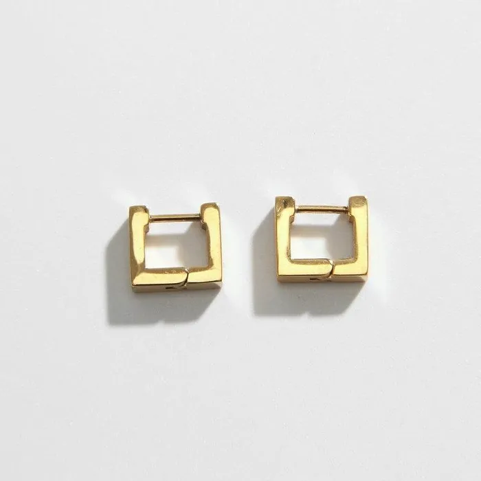 Earrings Box Hoops Biella Vintage