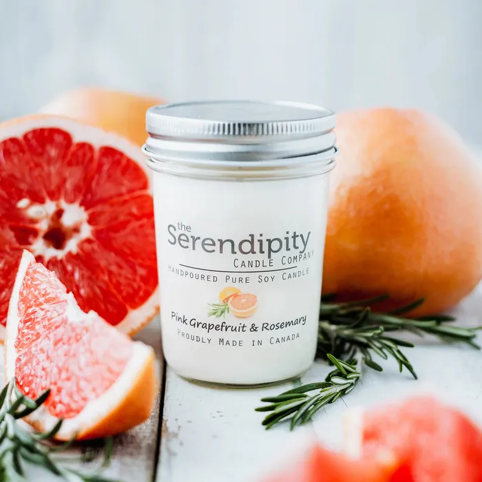 Earrings Candlewick Gift Shop Pink Grapefruit Rosemary 16oz Cobden Candle