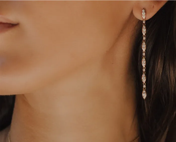 Earrings Carbon Hyde Cascade Earrings