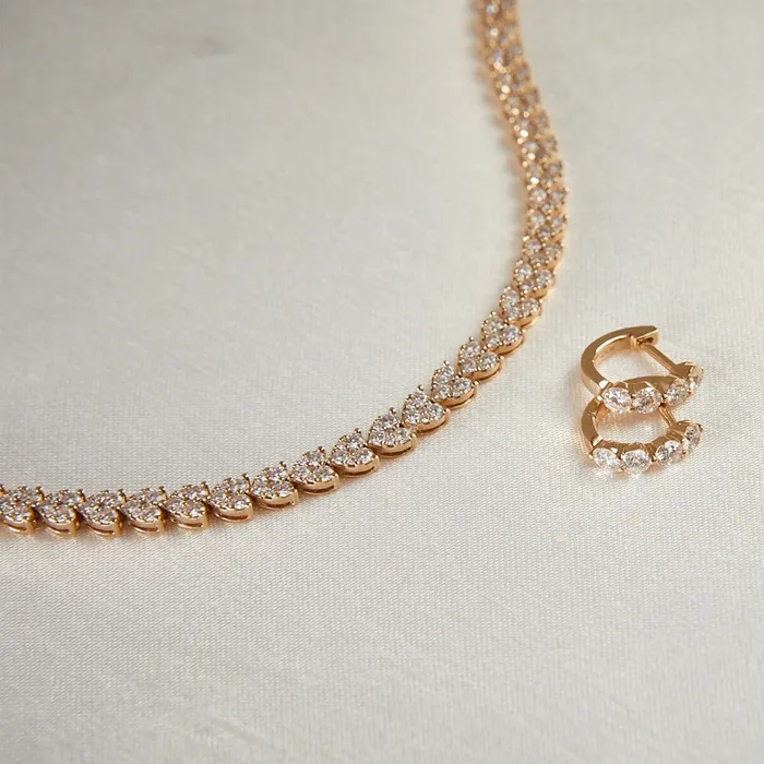 Earrings ef collection Jumbo Prong Set Diamond Mini Huggie Earring