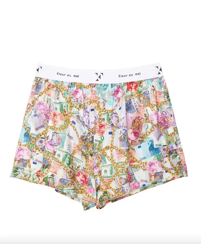 Earrings Fleur Du Mal SO MONEY UNISEX BOXER SHORT