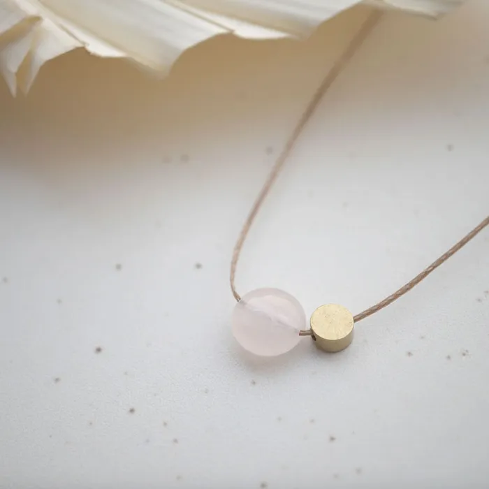 Earrings Frulein Tapir Ava Halskette Rosenquarz Frulein Tapir