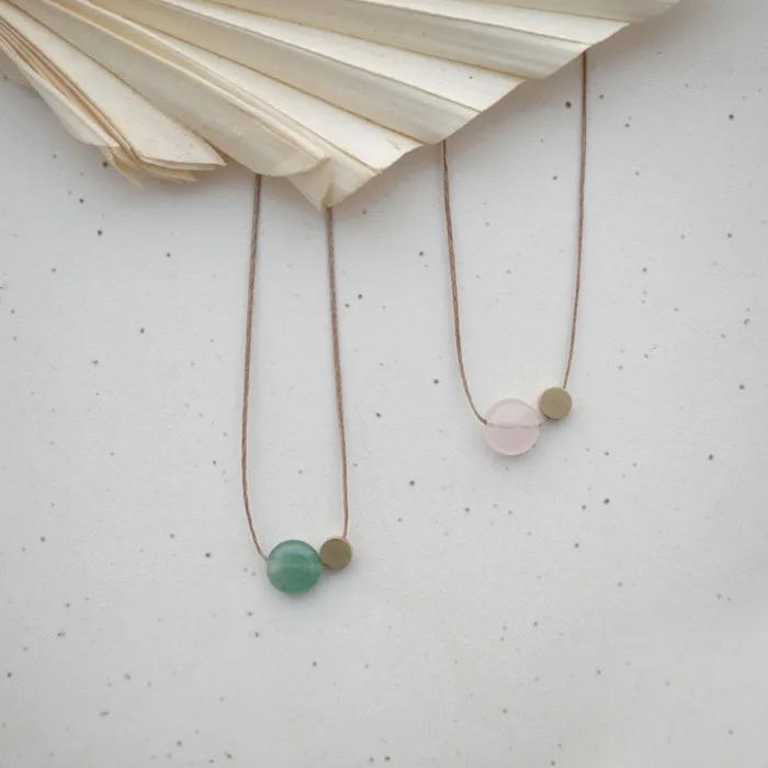 Earrings Frulein Tapir Ava Halskette Rosenquarz Frulein Tapir