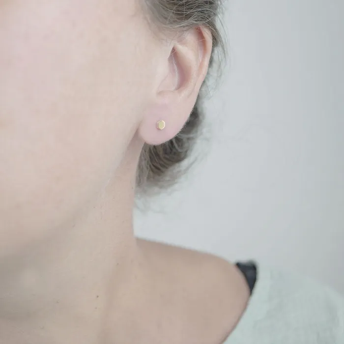 Earrings Frulein Tapir Hexagon Ohrstecker Frulein Tapir